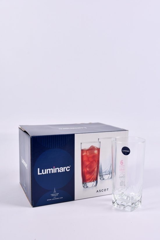 Набор стаканов "ASCOT" 6шт по 330 мл "LUMINARC" арт.1308