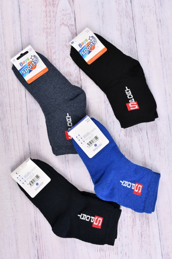 Шкарпетки для хлопчика махрові розмір 30-35 (80% бавовна 15% поліамід 5% еластан) "КЛЕВЕР" арт.S-1