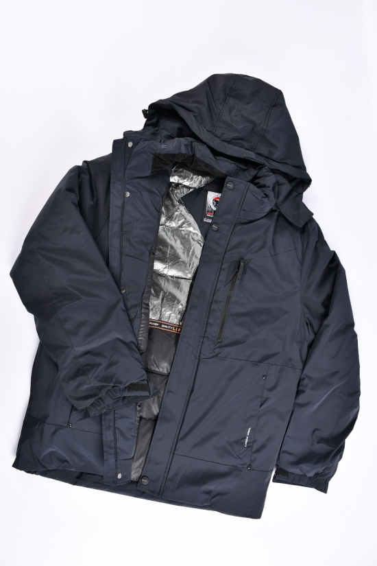 Куртка мужская (цв.т.синий) зимняя с теплоотражателем Размеры в наличии : 50, 54, 60 арт.17