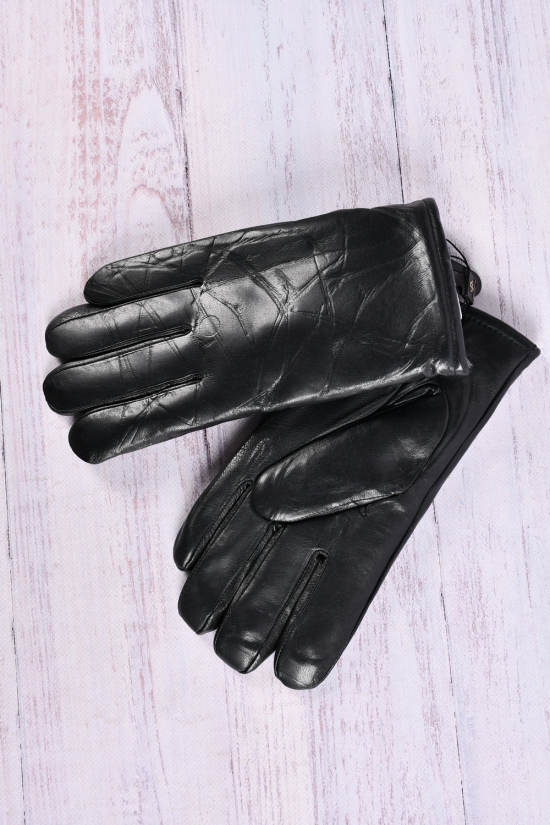 Перчатки мужские кожаные (размер с 11 по 13) на меху "PAIDI" арт.54-2