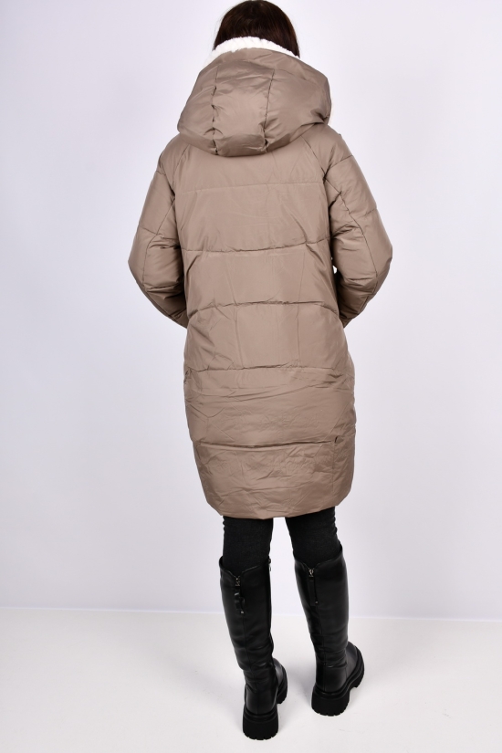 Пальто женское зимнее (col.8) из плащевки "Calo Ovel" Размеры в наличии : 44, 46, 48, 50 арт.0579