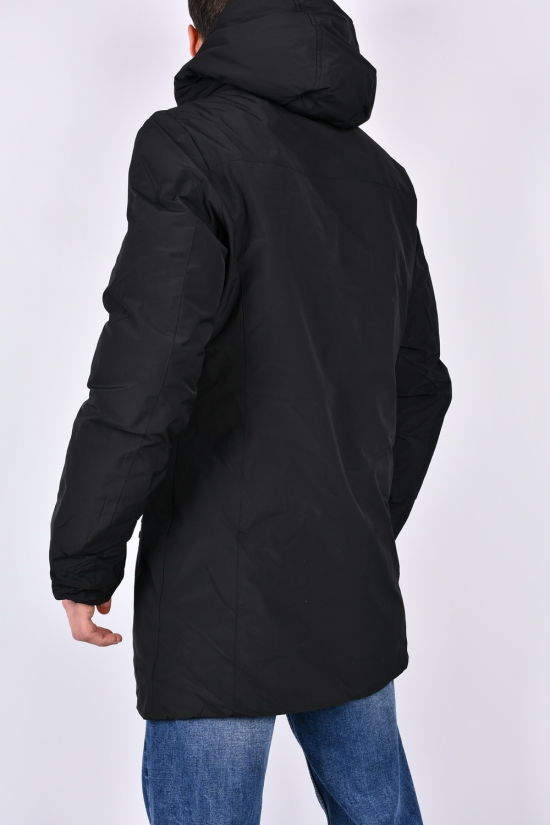 Куртка мужская (цв.черный) зимняя из плащевки Размеры в наличии : 44, 46, 48, 50, 52, 54 арт.05