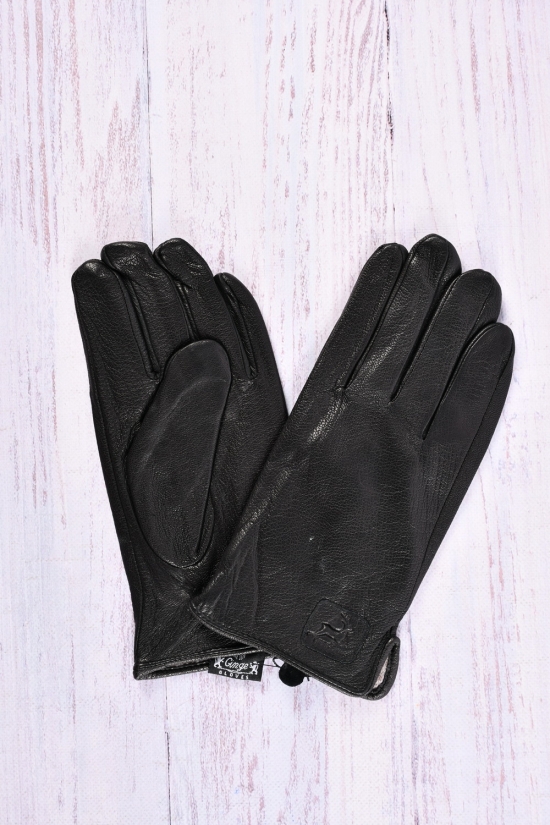 Перчатки мужские (размер 10-12 см) из натуральной кожи оленя с утеплением арт.9704
