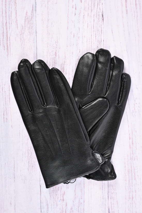 Перчатки мужские (размер 11-13 см) из натуральной кожи оленя на меху арт.M-8