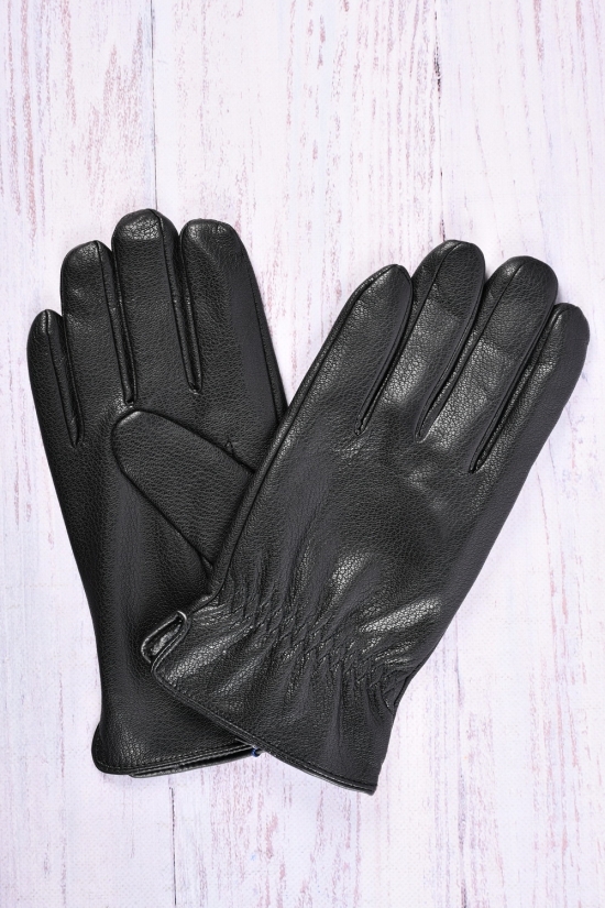 Перчатки мужские (размер 10-14см) из натуральной кожи на меху арт.M-3