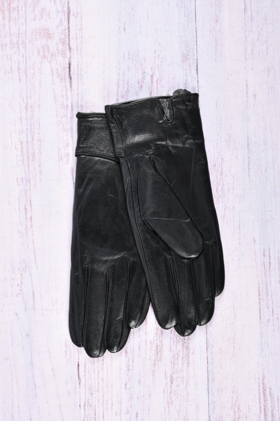 Перчатки женские (размер 6-8см) из натуральной кожи на меху арт.F-6