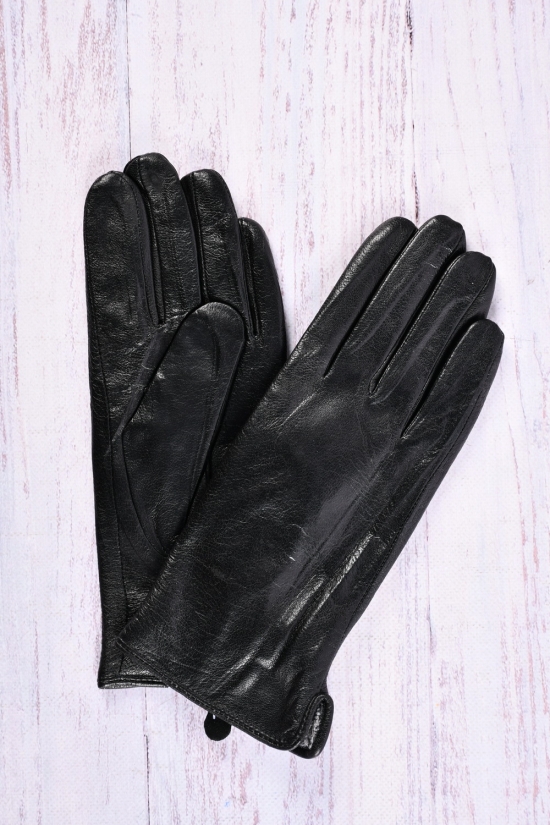 Перчатки женские (размер 6-8см) из натуральной кожи на меху арт.04