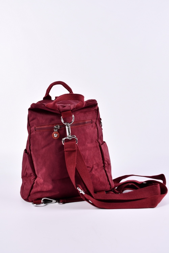 Сумка-рюкзак (цв.фиолетовый) из плащевки размер 31/22/13 см арт.66109-1