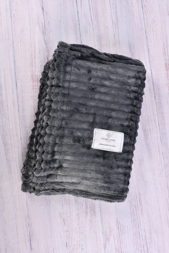 Простынь микрофибра (цв.т.серый) размер 150/200см вес 940 грамм арт.CH-1303