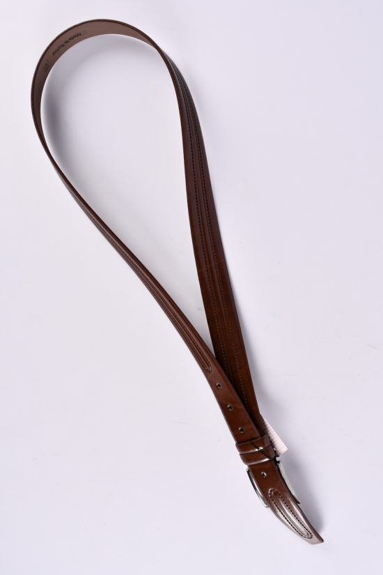 Ремень мужской (цв.коричневый) ширина ~35мм арт.1807/22