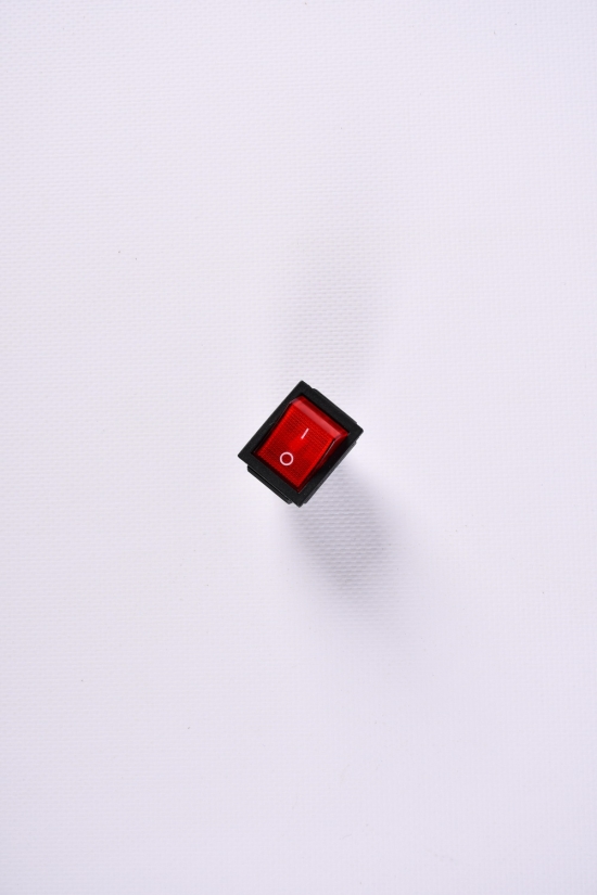 Кнопка "RIGHT HAUSEN" квадратная красная с подсветкой арт.HN-482040