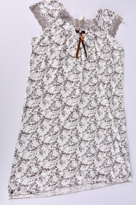 Ночная рубашка женская (цв.св.серый) Размеры в наличии : 46, 48, 50, 52, 54 арт.608-2