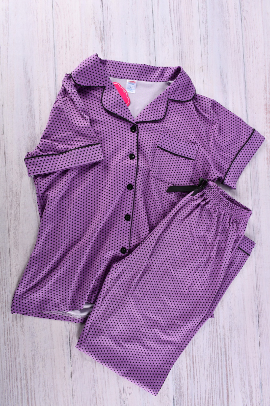 Піжама жіноча (кол. фіолетовий) Розміри в наявності : 44, 46, 48, 50, 52 арт.N60004