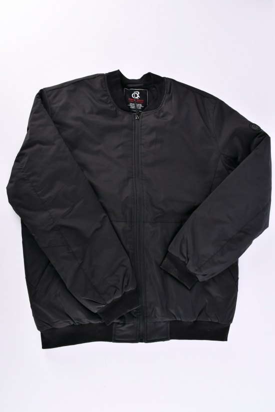 Куртка мужская демисезонная (цв.черный) "REMAIN" (model BOMBER) Размеры в наличии : 52, 56, 58, 60 арт.7860-1