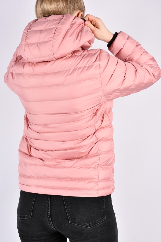 Куртка жіноча демісезонна (кол. пудри) з плащової тканини. Розміри в наявності : 40, 42, 44 арт.3101