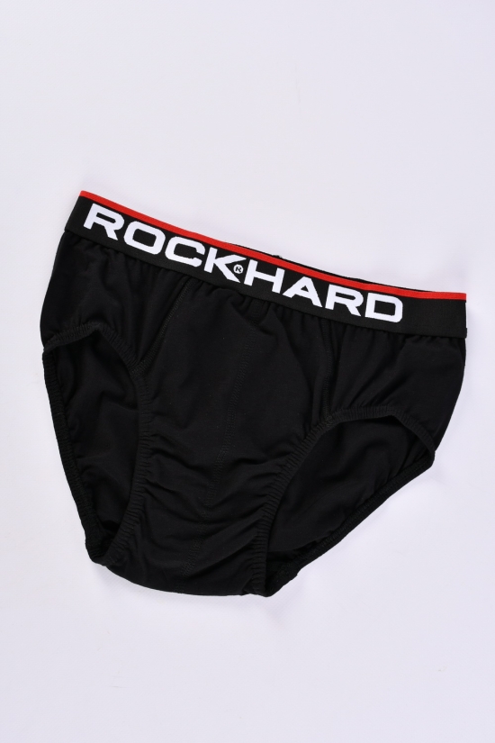 Плавки чоловічі трикотажні (чорний) "Rockhard" Розміри в наявності : 44, 46, 48, 50, 52, 54 арт.8001