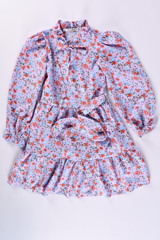 Платье для девочки (цв.сиреневый/голубой) Рост в наличии : 128, 134, 140, 146, 152 арт.535