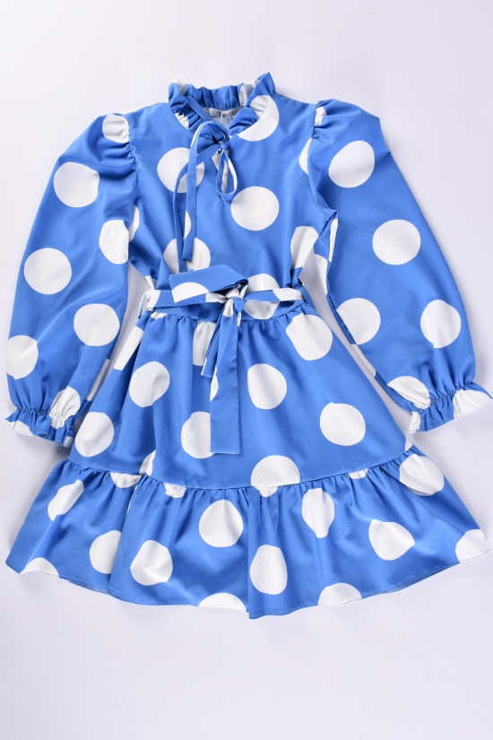 Платье для девочки (цв.синий) Рост в наличии : 140, 146, 152 арт.535