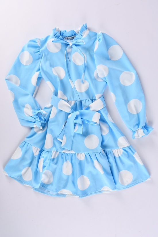Платье для девочки (цв.голубой) Рост в наличии : 134, 140, 146 арт.535