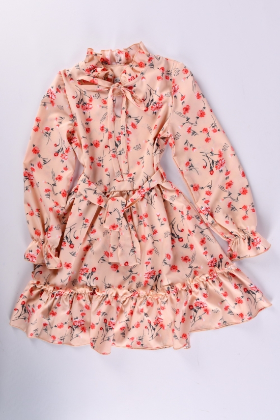 Сукня для дівчинки (кол. персиковий) Зріст в наявності : 128, 134 арт.733