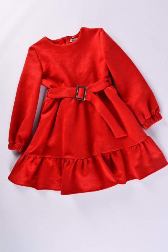 Платье для девочки (цв.красный) Рост в наличии : 134, 140, 146, 152 арт.611