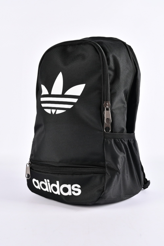 Рюкзак с плащевки (цв.чёрный) размер 42/29/15 см арт.adidas