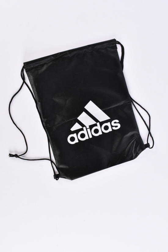 Сумка-рюкзак з плащової тканини (кол. чорний) розмір 40/30 см арт.adidas
