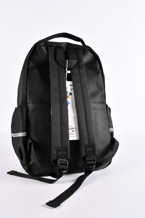 Сумка-рюкзак (тканина котон) (кол. чорний) розмір 42/28/14 см. арт.S258