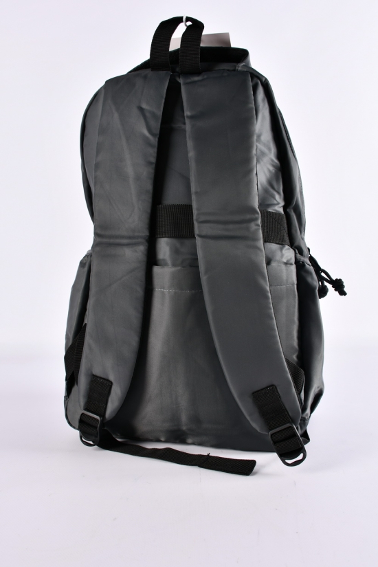 Рюкзак з плащової тканини (колір сірий) розмір 47/30/13 см. арт.S306