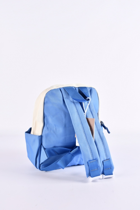 Рюкзак из плащевки (цв.голубой) размер 28/22/9 см. арт.G3657