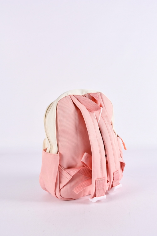 Рюкзак из плащевки (цв.розовый) размер 28/22/9 см. арт.G3657