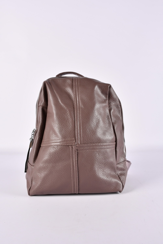 Рюкзак из экокожи (цв.капучино) размер 34/23/16см. арт.7063