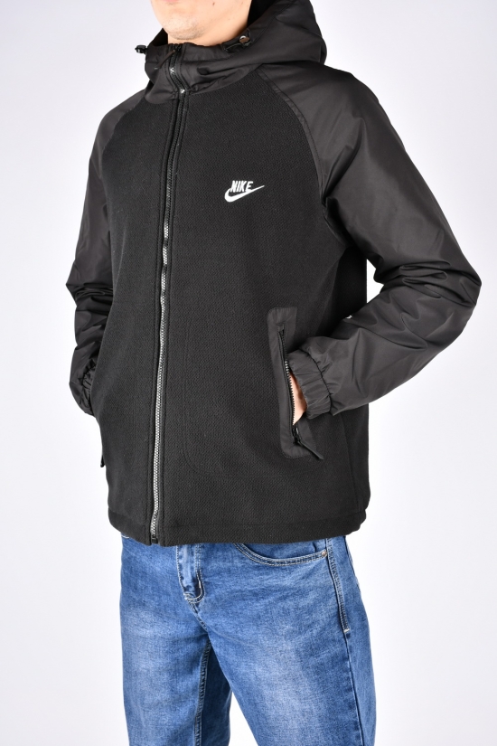 Куртка чоловіча (кол. чорний) демісезонна "NIKE" Розміри в наявності : 46, 48, 50, 52, 54 арт.8970