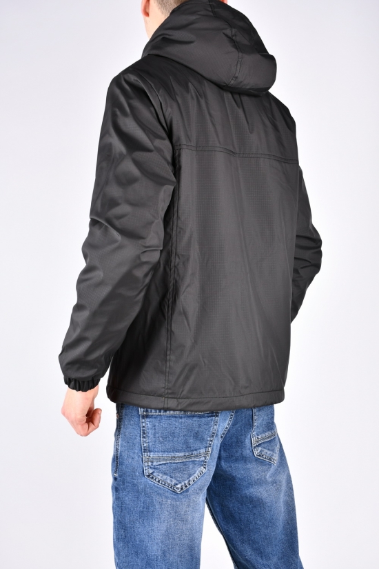Куртка мужская (цв.черный/хаки) демисезонная из плащевки  двухсторонняя Размеры в наличии : 46, 48, 50, 52, 54 арт.8920