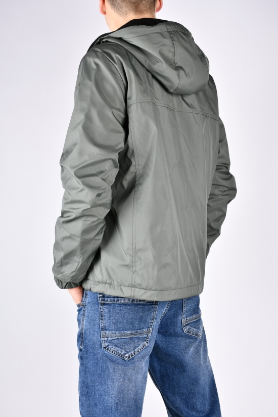 Куртка мужская (цв.хаки/черный) демисезонная из плащевки "NIKE" двухсторонняя Размеры в наличии : 46, 48, 50, 52, 54 арт.8920