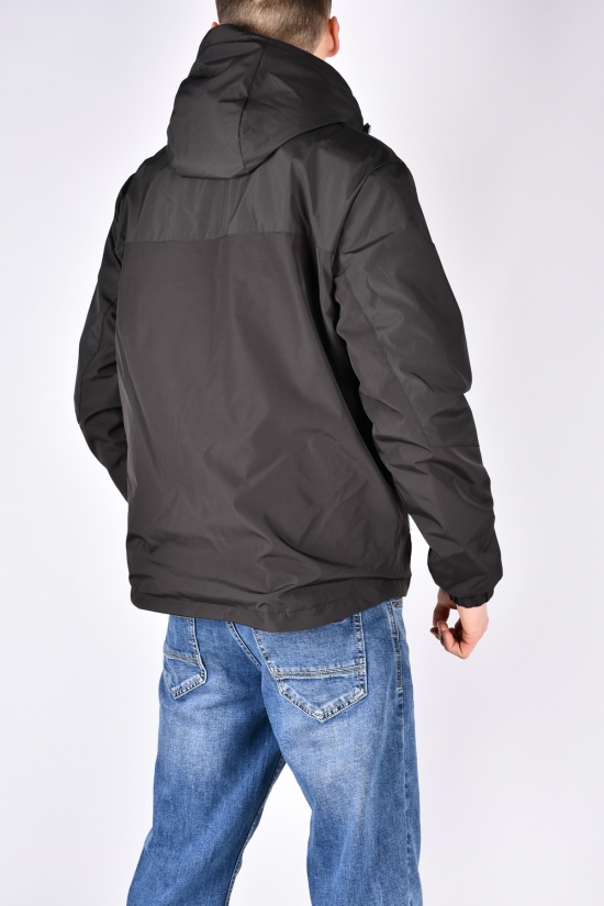 Куртка чоловіча (кол. чорний/хакі) демісезонна з плащової тканини "NIKE" двостороння Розміри в наявності : 46, 48, 50, 52, 54 арт.8926