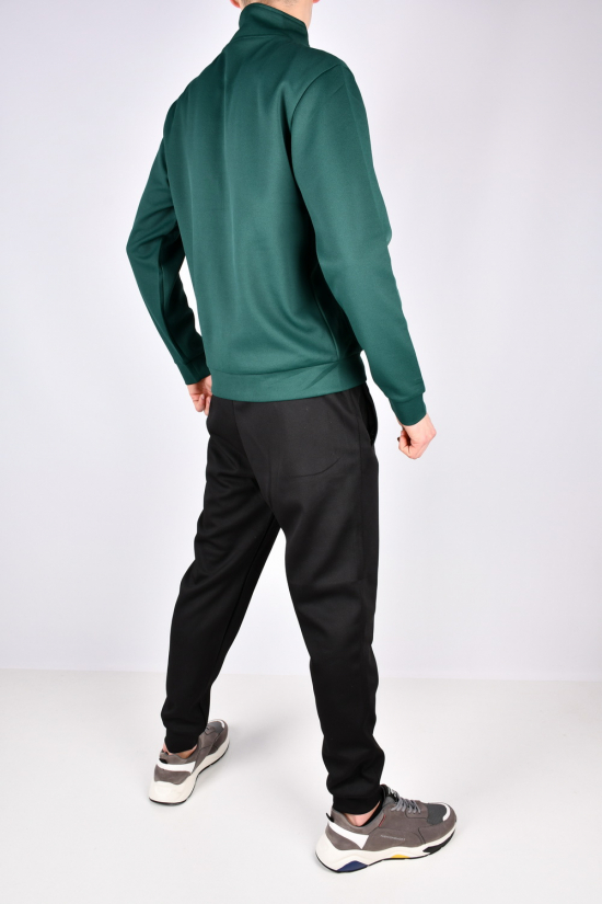 Костюм спортивний чоловічий (кол. зелений) тканина LACOSTE  Розмір в наявності : 48 арт.TA9132