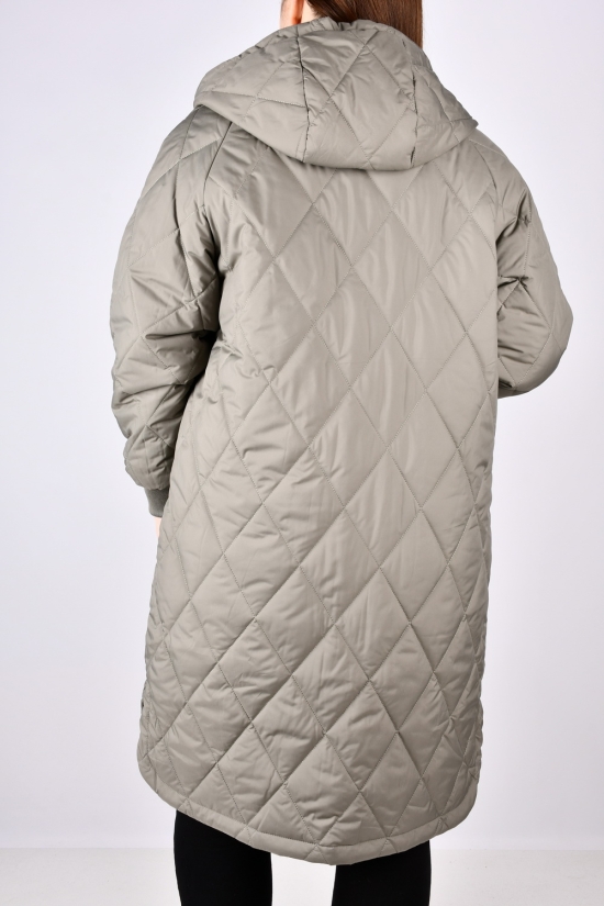 Пальто женское демисезонное (цв.мяты) с плащевки Размеры в наличии : 48, 50, 52, 54, 56 арт.8162