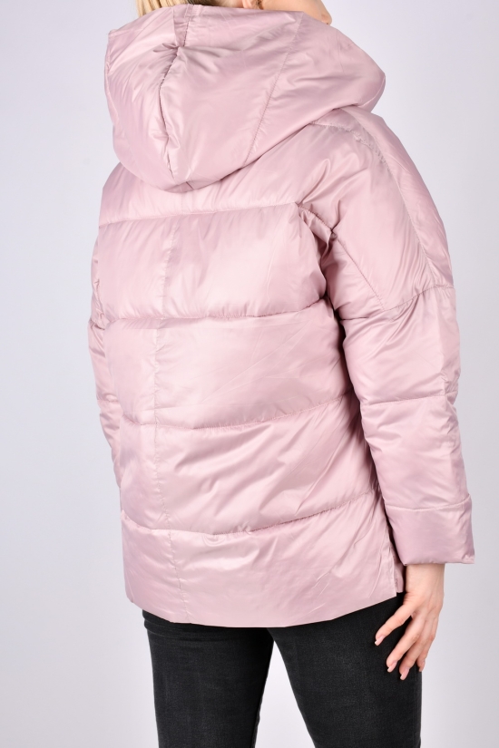 Куртка женская демисезонная (цв.пудры) болоневая Размеры в наличии : 46, 48, 50, 52 арт.BM938