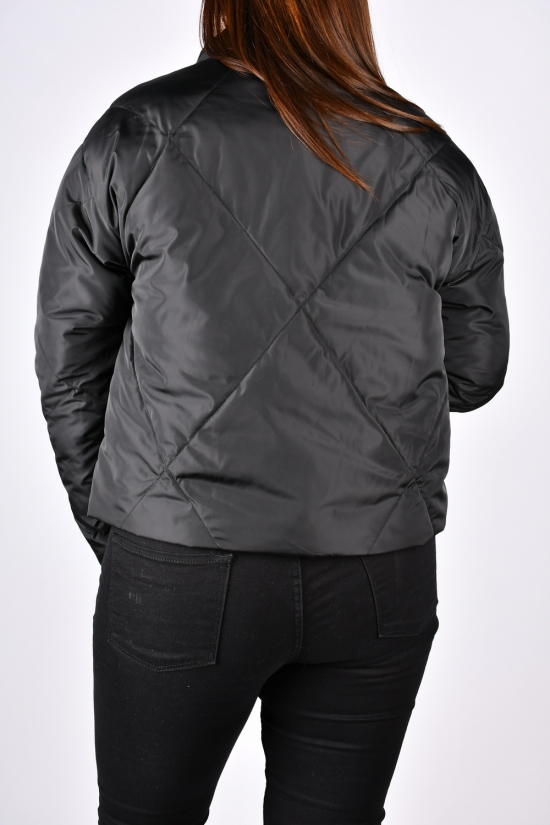 Куртка жіноча демісезонна (кол. чорний) болонева "UNIMOCO" Розміри в наявності : 46, 48, 50, 52 арт.6810