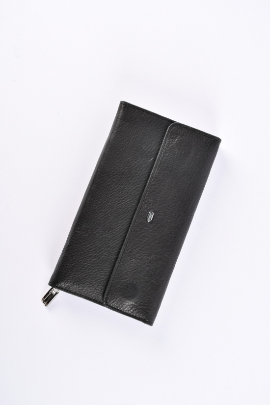 Портмоне мужской кожаный (color.black) размер 20.5/11см. 