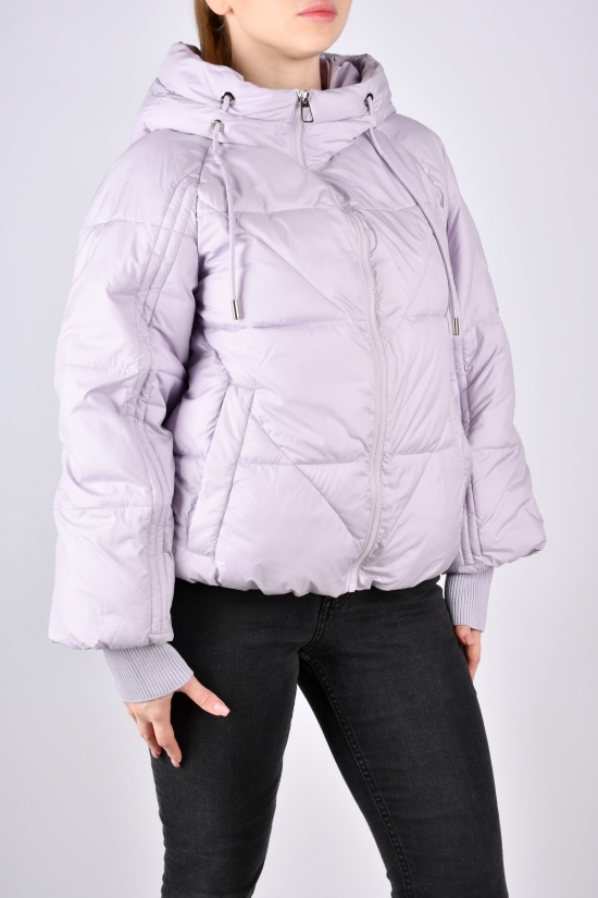 Куртка жіноча демісезонна (кол. бузковий) болонева Розміри в наявності : 44, 46, 48 арт.1836