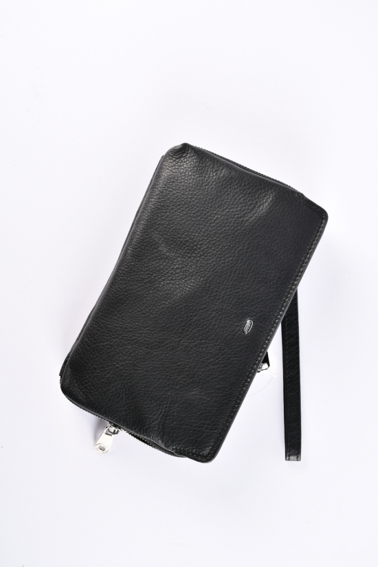 Портмоне мужской кожаный (color.black) размер 23/14см. 