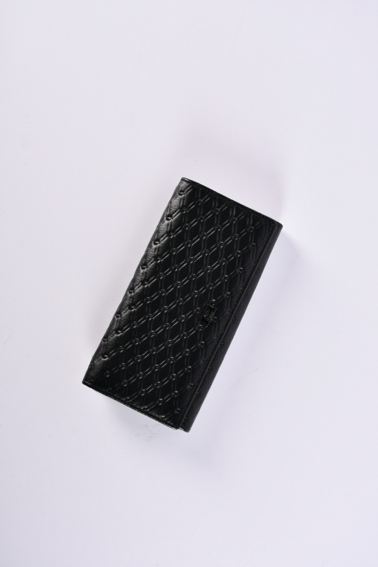 Гаманець жіночий з натуральної замші (color.black) розмір 19/10 см. "Alfa Ricco" арт.AR2017/MM