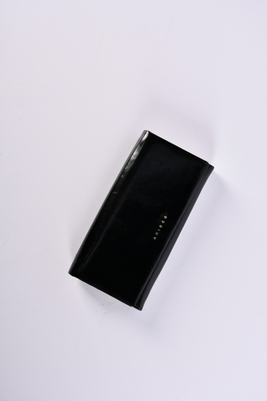 Кошелёк женский кожаный (color.black) размер 18.5/9.5 см. "Alfa Ricco" арт.AR2030/LC