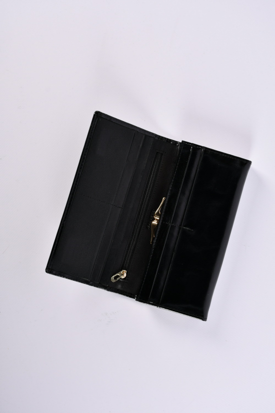 Гаманець жіночий шкіряний (color.black) розмір 18.5/9.5 см. "Alfa Ricco" арт.AR2030/LC