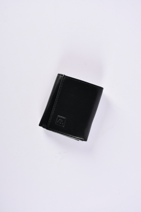 Гаманець жіночий шкіряний (color.black) розмір 10/8.5 см. 