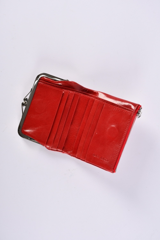 Кошелёк женский кожаный (color.red) размер 12/9.5 см." Alfa Ricco" арт.AR6159/YP