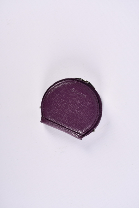 Гаманець жіночий шкіряний (color.purple) розмір 11/10 см. 