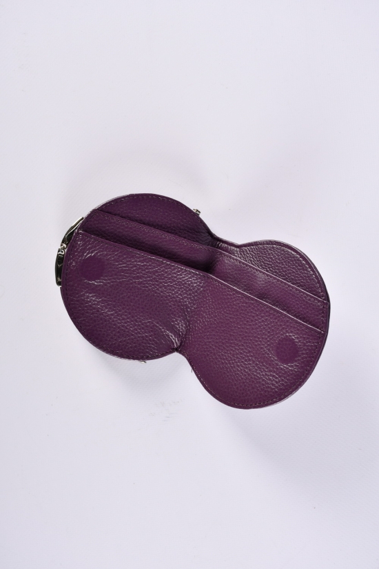 Кошелёк женский кожаный (color.purple) размер 11/10 см."Alfa Ricco" арт.AR2202-8002A-4